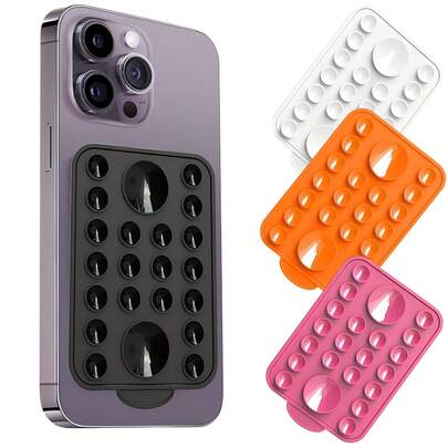 1pc Magsafe Suction Cup Cell Phone Holder, Hands-Free Magnetic Cell Phone Suction Cup For Selfies And Videos, Mirror Shower Cell Phone Holder, Fitness Equipment Accessory, Outdoor Photography Support Bracket, Lazy Man Bracket, Cell Phone Holder For Indoor Outdoor Home Gym Car Kitchen Bathroom