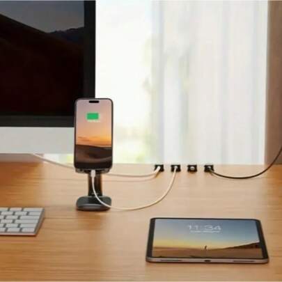 2/4/6pcs PP Magnetic Cable Clips, Adjustable Non-Slip Cable Organizer For Charging Cables, Strong Magnetic Wire Holder For Desk, Car And Home Cable Management, Easy Installation Cord Storage Fixing Clip, Practical Wiring Organizer Gadget, Great For National Day, Bathroom, Scalp Massage, Back To School, Travel Vacation And Daily Life, Holiday Gift For Family And Friends