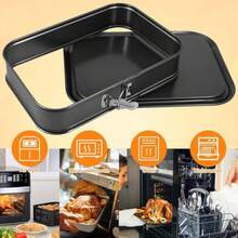Cake Tin 35x24cm Spring Form Pan Rectangular Cake Baking Trays Cheesecake Tin For Baking With Removable Bottom Baking Pan Cake Molds Large-35x24cmdjj - Large35x24cm - View 4