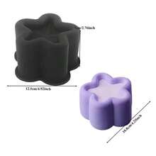 Molde de silicona para tartas Mousse en forma de flor, corazón y estrella para hornear, hacer pudín, chocolate y postres para bodas y fiestas - Ver 10