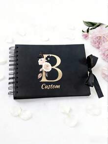 60 Page (30 Sheets) Personalized Photo Album/Scrapbook, Suitable For Wedding Guest Book, Anniversary, Family DIY Photo Album, And Craft/Mother's Day Gift (Small Size 8.3*5.7 Inches) - Multicolor - View 28