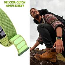 1pc Nylon Woven Strap Suitable Compatible With Apple Watch Series, Compatible With Apple Watch Ultra 3 2 1 SE 49mm, S11 S10 9 7 8 6 5 4 3 42mm 46mm, Smartwatch Replacement Strap - Multicolor - View 5