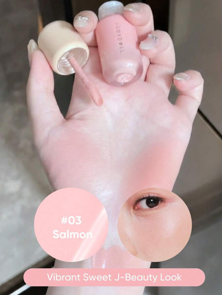 JUDYDOLL 液体腮红精华液，蕴含仙人掌果提取物，打造透亮光泽，呈现自然红润妆效，适合日常妆容。