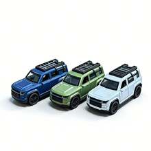 圣诞新款合金车模四门敞篷SUV越野玩具车，可用作万圣节、圣诞节礼物 - 彩色 - 查看 5