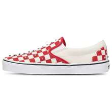 Vans Classic Slip-On White Red Shoes Women's VN000D6YIZQ1 - 紅白色 - 查看 1