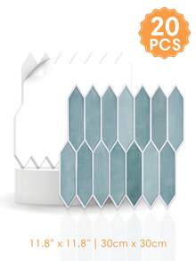 1/10/20PCS PVC Matte Peel And Stick Wall Sticker, Decorative Wall Sticker, Waterproof Tile Wall Sticker, Self-Adhesive, For Bathrooms, Living Rooms, RVs, Short-Term Rentals, Etc., Interior Wall Decoration - A - View 18