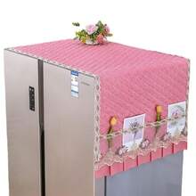 55x140cm Refrigerator Dust Cover Cabinet Decoration Cover Multifunctional Washing Machine Microwave Soft Cover Towel - Multicolor - View 8