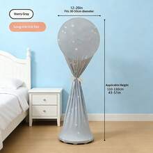 1pc Electric Fan Dust Cover: High Density Mesh Anti-Dust & Insect + Elastic Full Wrap Design, Fits Tower Fan/Standing Floor Fan,Outdoor,Garden,Travel Essentials,Portable Essentials,Beach Essentials,Graduation Season,Commencement,Graduation Ceremony,Graduation Gift,Graduation Present,Graduation Gift,Graduation Present,Congrats Grad,Congratulations Graduate,Valedictorian,Finish School,Graduation Party,Outdoor Essentials,Travel Portable,Hiking Essentials,Camping Essentials,Portable Tools,Summer Essentials ,Summer Portable - Full Coverage - View 7