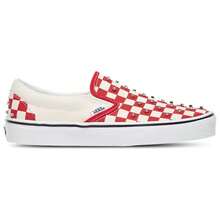 Vans Classic Slip-On White Red Shoes Women's VN000D6YIZQ1 - 紅白色 - 查看 2