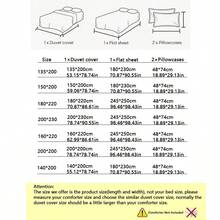 Bộ chăn ga gối 4 món màu xanh nhạt, họa tiết nơ, sao, trái tim, chất liệu mềm mại thân thiện với da, khóa kéo, phong cách Hàn Quốc nữ tính, phù hợp cho mọi mùa, bao gồm 1 vỏ chăn (không kèm ruột), 1 ga trải giường, 2 vỏ gối (không kèm ruột). - Bầu trời đầy sao xanh - Xem 3