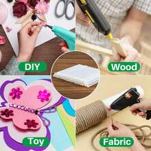 100pcs Hot Melt Glue Sticks, Clear Adhesive Bars, DIY Craft Glue, Suitable For Glue Gun, Office & Home Use, Toy & Plastic Crafts, Industrial Glue Sticks - 10cm - View 7