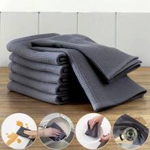 Dish Towels Set,100% Cotton Waffle Weave Kitchen Towels 3 Packs,17 X 25 Inches Dish Towels For Kitchen,Super Absorbent For Drying And Cleaning - 45*65cm - View 3