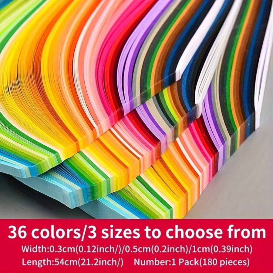 DIY纸条、DIY手工套装、DIY素描、适合初学者的折纸艺术 - 彩色 - 查看 1