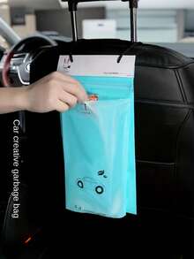 30 Kantong Sampah Mobil: Mudah Ditempel, Anti Bocor, Kantong Pembersih Perekat Sendiri Cocok Untuk Mobil, Kamar Tidur, Kamar Mandi, Tempat Kerja, dan Dapur - A - View 4