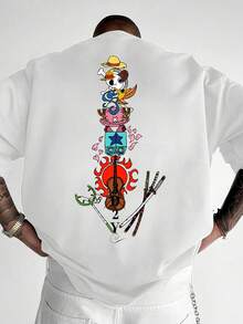 Men T-Shirts - White - View 1