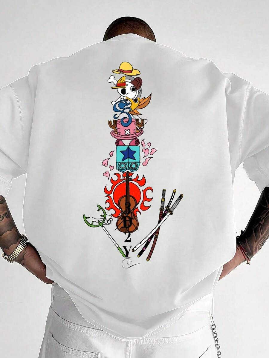 Men T-Shirts - White - View 1