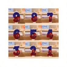 Marvel Nến hoạt hình 8,5cm, số từ 0-8, quà tặng sáng tạo cho tiệc sinh nhật, kỷ niệm, đồ chơi. - 1 YEAR - Xem 2