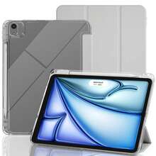 CJIAXIN 保护壳兼容 A16 2025、Air 11/13、M3 2025、Mini 7 A17、Pro 2024、Air 11/13、M2 2024、Pro 11/13、M4 2024、Pro 12.9、7/8/9 代、10.2、10 代、10.9、Air 4/5、10.9、Pro 11、4/5/6 代、Mini 6,也兼容三星设备。 - 灰色 - 查看 11