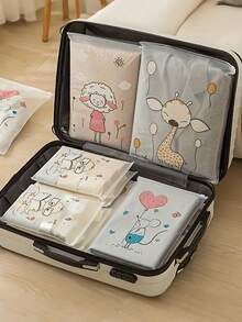 Túi đựng quần áo bằng nhựa có khóa kéo, túi đựng đồ du lịch có khóa kéo mờ, túi đựng đồ dùng cần thiết khi đi bệnh viện, thích hợp để đựng quần áo, giày dép, đồ dùng du lịch, đồ dùng học tập. - Nhiều màu - Xem 2