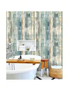 1 cuộn giấy dán tường tự dính kiểu Trung Quốc, vân gỗ, có thể tháo rời, chống thấm nước, chống ẩm, thích hợp cho phòng ngủ, tủ, phòng khách, bàn làm việc, đồ nội thất và trang trí lại tủ quần áo, kích thước 45CM*500/300/100CM - Cái bảng - Xem 12