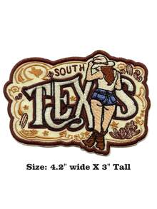 1PC Its A Cowgirl Thang Patch Western Country Aesthetic Embroidered Iron On - Multicolor - View 8