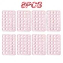 8 Peças Conjunto de Ventosa de Silicone Estilo Ventosa, Suporte Multifuncional para Telefone e Tablet, Compatibilidade Universal, Liberação Fácil, Suporte Adesivo Reutilizável, Acessórios de Telefone, Presente para Amigos, Presente de Festival, Presente de Páscoa, Presente de Primavera - Multicolorido - Visão 15