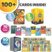 Gói bài TCG tổng hợp với các lá bài hiếm ngẫu nhiên, rất phù hợp để mở rộng bộ sưu tập bài của bạn. Giao hàng ngẫu nhiên. - Nhiều màu - Xem 5