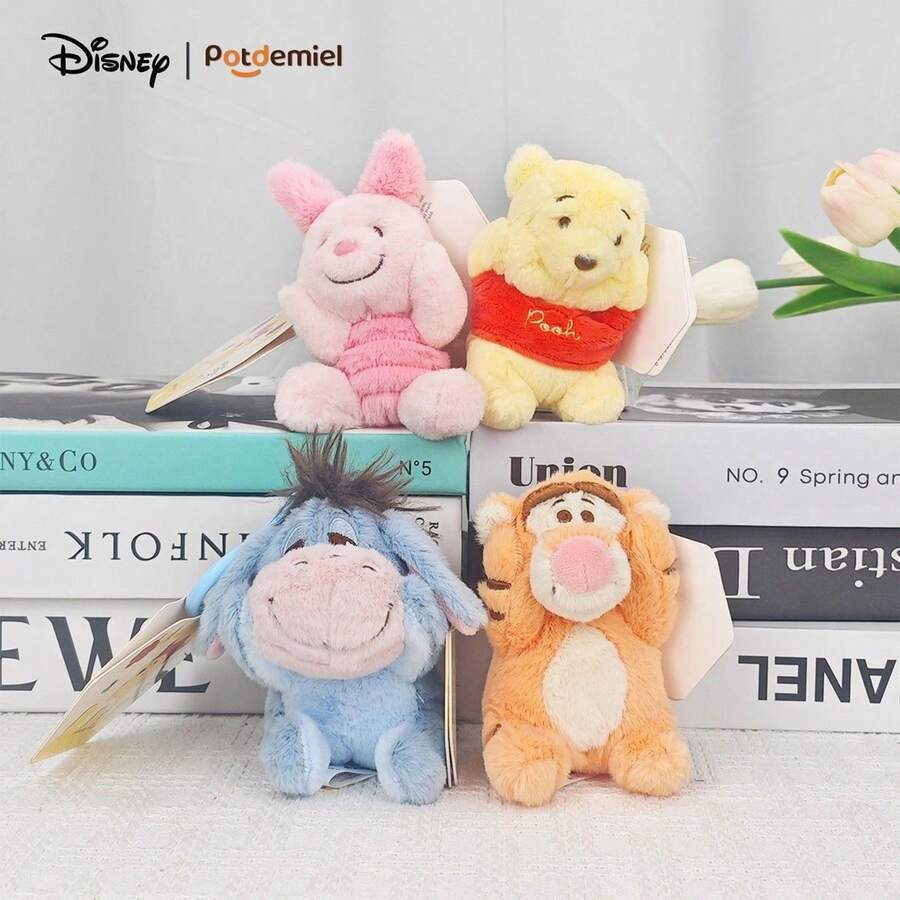 Disney Authentic Tigger Piglet Plush Toys Plush Keychain Bag Accessory Pendant Party Decoration Birthday Gift Party Favor Home Decor Ornament