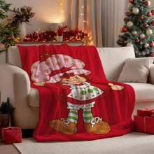 1Pc S-Strawberry Pink Shortcake Throw Blanket – Fluffy Plaid Picnic & Camping Blanket, Soft & Cozy Portable Sofa Decor, Downy King Lid Blanket For All-Season Comfort, Multiple Sizes 50x60 To 60x80 Inches - 多色 5 - 查看 6