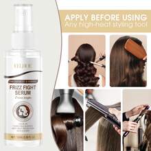 2瓶装EELHOE头发热保护喷雾，保护头发免受直板夹、卷发棒、吹风机的损伤，减少毛躁，增加光泽，防止紫外线损伤，适用于卷发、波浪发、直发和假发。 - 熱保護 - 查看 2