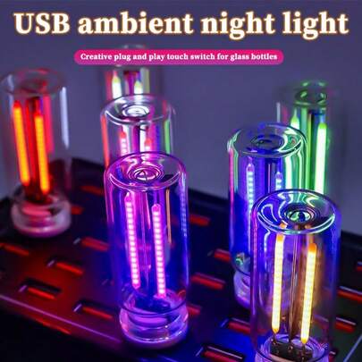 Car USB LED Touch Dimming Bulb 5V Retro LED Bulbs 1W Night Light Camping Incandescent Decorative LED Lighting