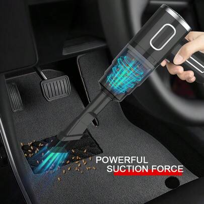 Portable Wireless Handheld Vacuum Cleaner, Suitable For Car And Home, Powerful Suction, Indoor Pet Hair And Dust Cleaner, Car Duster