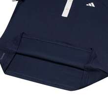 Adidas 女士经典POLO短袖T恤，舒适休闲运动上衣，KD7597 - 傳奇墨水藍/白色 - 查看 6