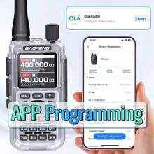 2 PIEZAS BAOFENG Mini 5 Walkie Talkie Dual PTT con Bluetooth, Programación de Aplicación, AM/FM, Cargador NOAA TYPE-C, Actualización de Radio Aficionada UV-5R Mini - Gris-MINI-5-2PCS - Ver 5