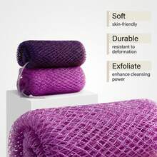 Bộ 2 miếng mút tắm lưới TORVIKX chính hãng - Dụng cụ làm sạch sâu, tẩy tế bào chết toàn thân, mút tắm lưới thiết yếu cho làn da mịn màng, mềm mại. - Xem 6