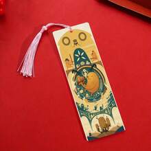 2 Stücke PET bedruckte Lesezeichen, süße Cartoon-Muster, langanhaltend und elegant, einzigartiges Design geeignet für den täglichen Gebrauch oder zum Sammeln. Das beste Geschenk für die Schulanfang, ob für den Eigengebrauch oder als Geschenk für Familie und Freunde, es ist eine einzigartige und praktische Geschenkwahl, die der Lesezeit Atmosphäre und Spaß verleiht (zufällige Farbquasten) - 2 Stück - Übersicht 4