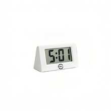 1 pieza Reloj despertador de escritorio compacto con pantalla LED clara, función de repetición, alimentado por batería, ideal para dormitorio - 1PC - Ver 12