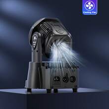 SEBRUANC 105W Moving Head Light, 7LED RGBW 4-In-1 Strobe Effect Light,Sound Activated Auto Play Remote & DMX Control Stage Light For Church Wedding Party Bar Club Live Show Entertainment Stage Lighting - UK Plug(220-240V) - View 10