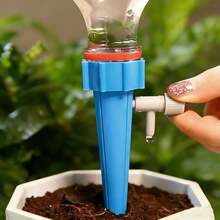 10 piezas Juego de riego automático para plantas, Dispositivo de riego automático, Dispositivo de auto-riego, Juego de riego automático, Dispositivo de riego por goteo para jardín, Sistema de control de riego por goteo, Dispositivo de riego automático ajustable para plantas y flores - multicolor - Ver 9