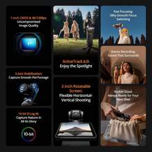 DJI Osmo Pocket 3, Vlogging Cameras With 1'' CMOS & 4K/120fps Vlog Camera, 3-Axis Stabilization, Fast Focusing, Face/Object Tracking, Digital Vlogging Camera - View 2