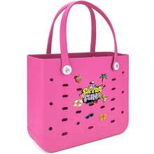 CSjihua Large-Capacity EVA Toiletry Bag, 2026 New Style Clutch/Shoulder Bag, Stylish And Versatile, Suitable For Beach, Pool, Boat, Grocery Shopping, Sports, Etc., Suitable For Men And Women. - 彩色 - 查看 21
