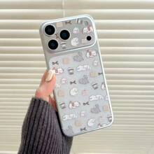 Cartoon Pet Phone Back Sticker Suitable Compatible With Iphone 17 Pro Max, No Residue, Easy To Replace, Cute Style - Clear - View 9