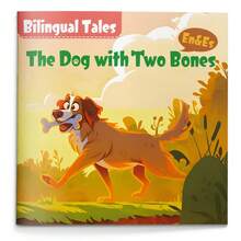 Bilingual Classic Fable "The Dog And Two Bones" – Greed & Contentment Theme, Inspirational Reading Gift - Classic Moral Tale - View 1