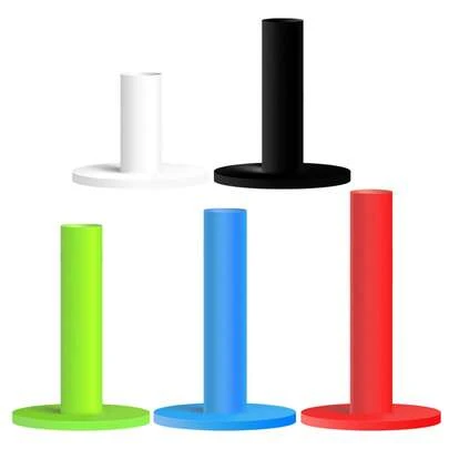  FINGER TEN Golf Rubber Tees Mixed Sizes & Colors 5 Packs Set, Premium Heavy-Duty Construction For Stable Ball Support, Reliable Golf Practice Accessories For Indoor Outdoor Use