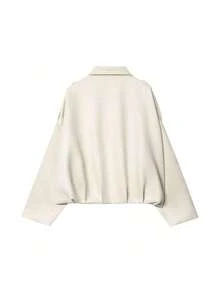 DEEKA Spring & Autumn New Casual Versatile Suede-Like Bomber Jacket For Women - Meter 1 - View 2