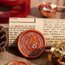 Custom Logo Wax Seal Stamp Kit For Wedding Invitation , Custom Letter Wax Stamp Kit , Wedding Wax Seal Kit , Letter Wax Stamp Kit - Multicolor - View 8