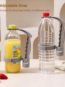 1 tay cầm có thể điều chỉnh, chống trượt, thích hợp cho các chai nước ngọt lớn, nước ép táo và nhiều loại đồ uống khác. - Nhiều màu - Xem 4