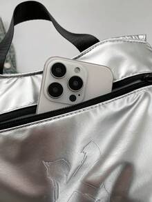 Functional Style Backpack | Interpret The Aesthetics Of Travel In All Scenarios Cross Straps - A Set Of Equipment To Unlock The Absolute Visual Sovereignty Of Daily Commuting And Short Trips The Front Cross-Strap Design Collides With The Black Wide Shoulder Strap To Create A Vintage Layering. Top Handle Adjustable Wide And Thick Shoulder Strap To A Comfortable Double Shoulder - Multicolor - View 11