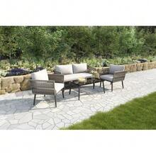 Outdoor Table & Chair Sets - Grey - View 5