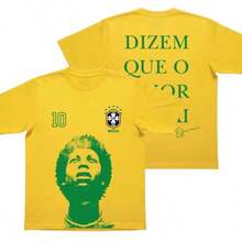 Djavan Brazil 2026 World Cup MPB T-Shirt They Say Love Attracts Fast Shipping - Yellow - View 13